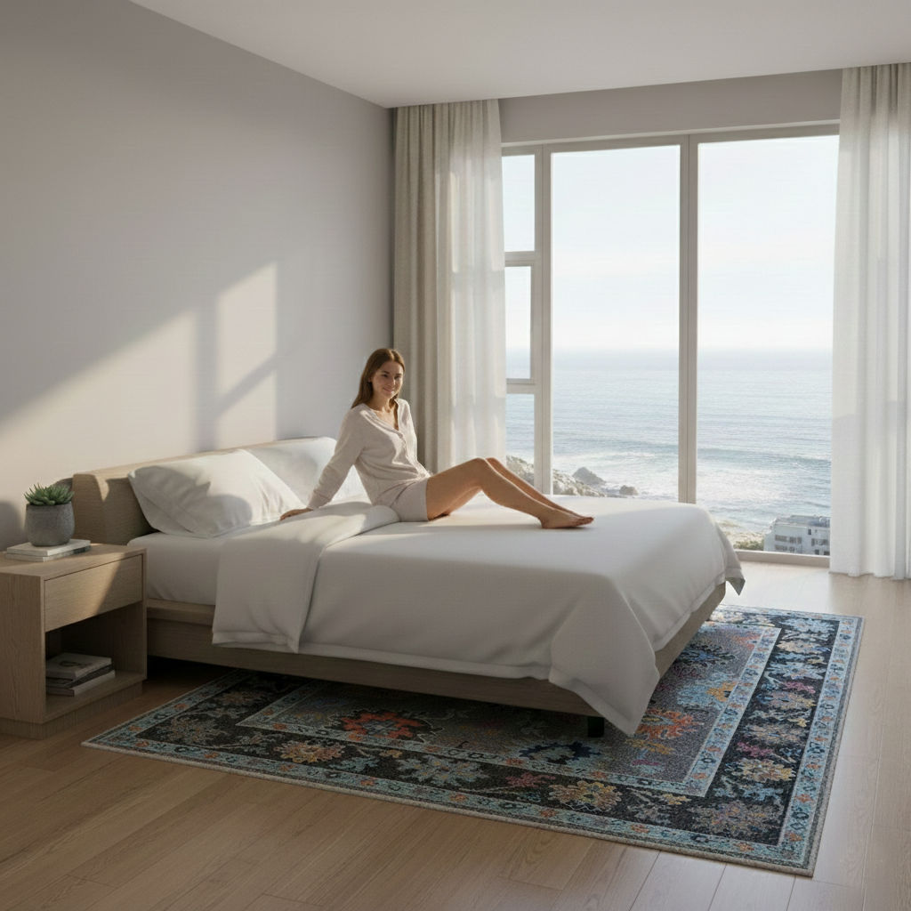 ANELORIA - Hand Knotted Oushak Carpet